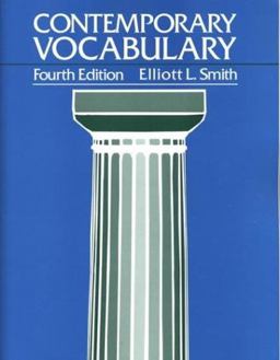 Contemporary Vocabulary 4th 9780312101282 Front Cover