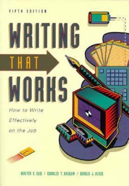 Writing that Works Effective Communication in Business 5th 9780312103767 Front Cover