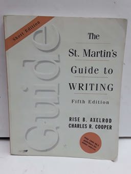 The St. Martin's Guide to Writing