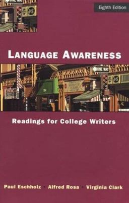 Language Awareness Readings for College Writers 8th 9780312197681 Front Cover
