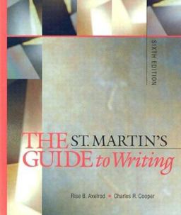 The St. Martin's Guide to Writing