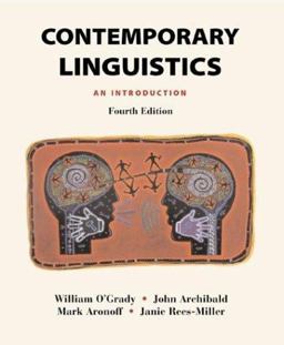 Contemporary Linguistics : An Introduction 4th 9780312247386 Front Cover