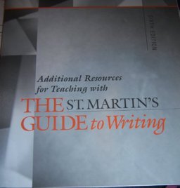 The St. Martin's Guide to Writing