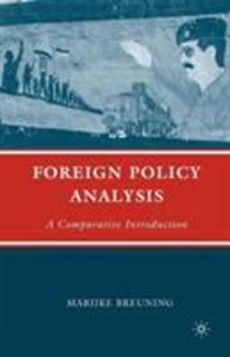 Foreign Policy Analysis A Comparative Introduction  9780312296209 Front Cover