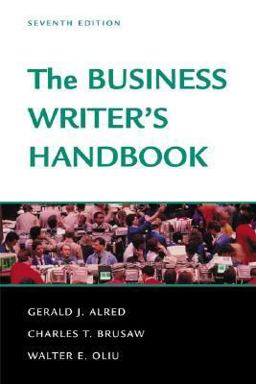Business Writer's Handbook 7th 9780312393243 Front Cover