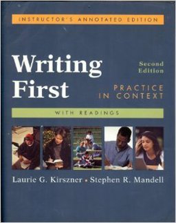 Supplemental Exercises to Accompany Writing First and Writing in Context