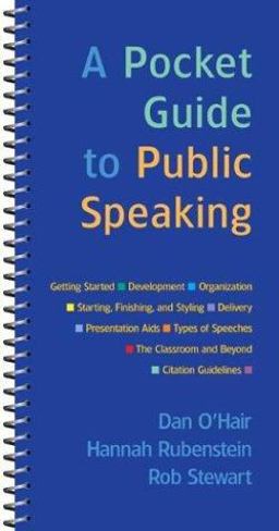 Pocket Guide to Public Speaking  9780312400781 Front Cover