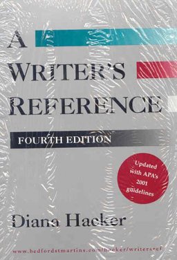 Writers Reference and 2001 APA Update