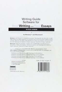 Writing Guide Software for Real Writing and Real Essays