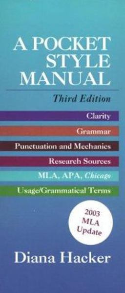 A Pocket Style Manual with 2003 MLA Update
