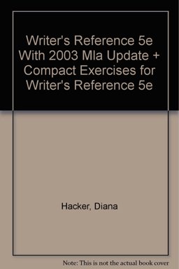 Writer's Reference 2003 MLA Update and Compact Excercises