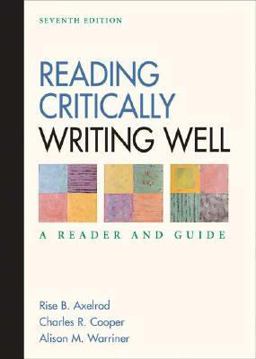 Reading Critically, Writing Well