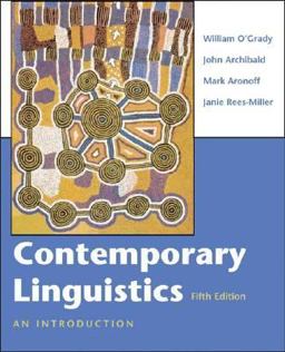 Contemporary Linguistics An Introduction 5th 9780312419363 Front Cover