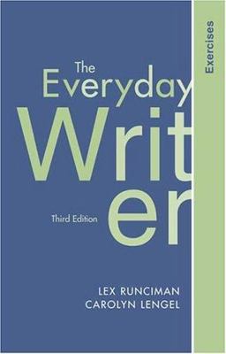 Exercises for the Everyday Writer
