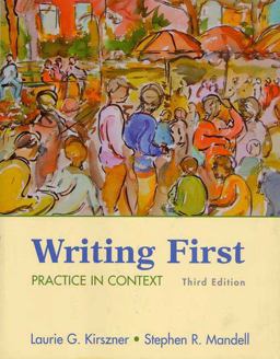Writing First