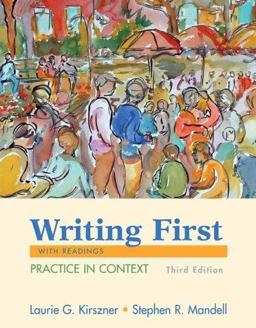 Writing First with Readings