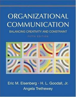 Organizational Communication Balancing Creativity and Constraint 5th 9780312442392 Front Cover