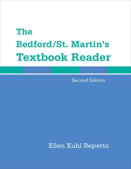 Bedford/St. Martin's Textbook Reader 2nd 9780312444358 Front Cover