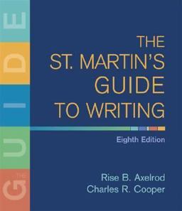 The St. Martin's Guide to Writing