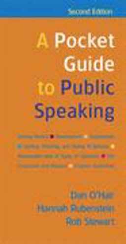 Pocket Guide to Public Speaking 2nd 9780312452070 Front Cover
