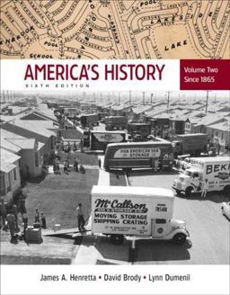 America's History since 1865 6th 9780312452865 Front Cover