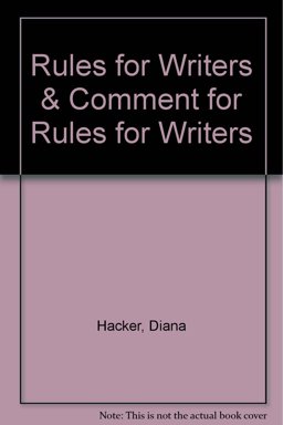 Rules for Writers and Comment for Rules for Writers