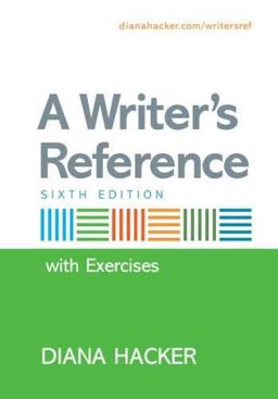 Writer's Reference With Exercises 6th 9780312454692 Front Cover