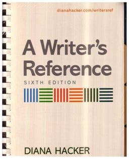 Writer's Reference 6e and MLA Quick Reference Card