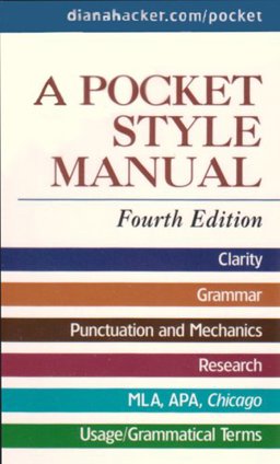 Pocket Style Manual 4e and APA Quick Reference Card and MLA Quick Reference Card