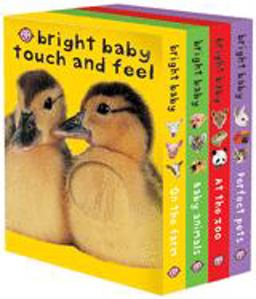 Bright Baby Touch and Feel Boxed Set On the Farm, Baby Animals, at the Zoo and Perfect Pets  9780312498726 Front Cover