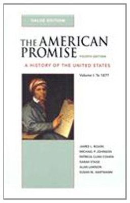 American Promise 4e V1 Value Edition and Bedford Glossary for U. S. History