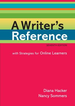 A Writer's Reference with Strategies for Online Learners