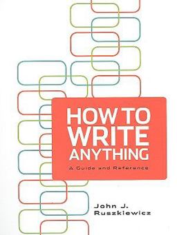 How to Write Anything and E-Book