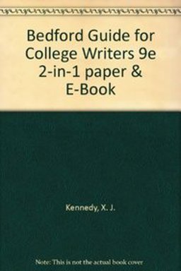 Bedford Guide for College Writers 9e 2-in-1 paper and E-Book