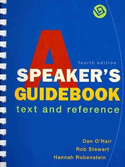 Speaker's Guidebook 4e and SpeechClass  9780312601942 Front Cover