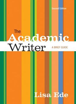 Academic Writer A Brief Guide 2nd 9780312603199 Front Cover