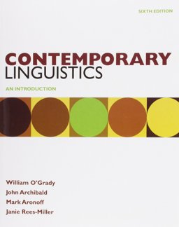 Contemporary Linguistics 6e and Study Guide 6th 9780312618513 Front Cover