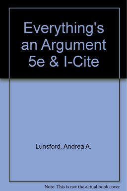 Everything's an Argument 5e and I-cite