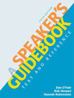 Speaker's Guidebook Text and Reference 5th 9780312642860 Front Cover
