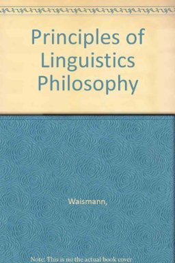 Principles of Linguistic Philosophy