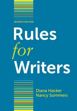 Rules for Writers 7th 9780312647360 Front Cover