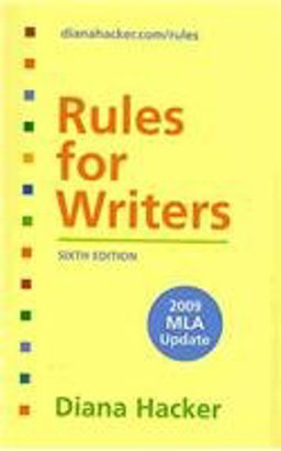 Patterns for College Writing with 2009 MLA Update and Rules for Writers with Tabs with 2009 MLA Update