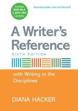 A Writer's Reference with Writing in the Disciplines with 2009 MLA and APA Updates