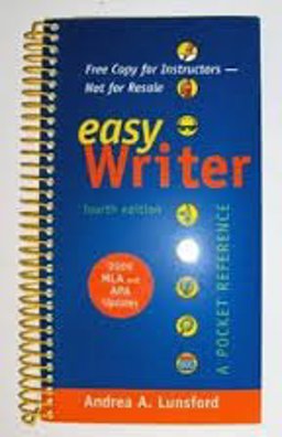 EasyWriter 4e with 2009 MLA and 2010 APA Updates and Top Twenty Quick Reference Card