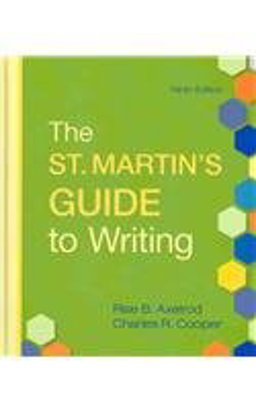St. Martin's Guide to Writing 9e cloth and Pocket Guide to Public Speaking 3e and Essential Guide to Presentation Software