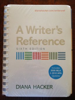 Writer's Reference 6e with 2009 MLA and 2010 APA Updates and Exercise CD-ROM 6th 9780312680503 Front Cover