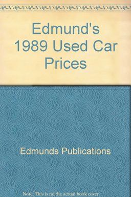 Edmund's Nineteen Eighty-Nine Used Car Prices