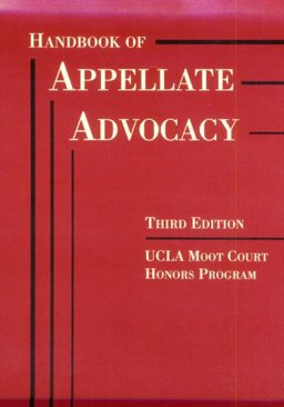 Appellate Advocacy Handbook 3rd 9780314023469 Front Cover