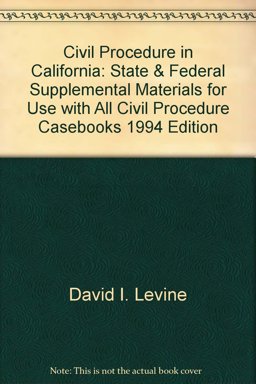 Civil Procedure in California