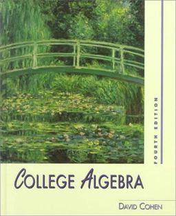 College Algebra 4th 9780314061171 Front Cover